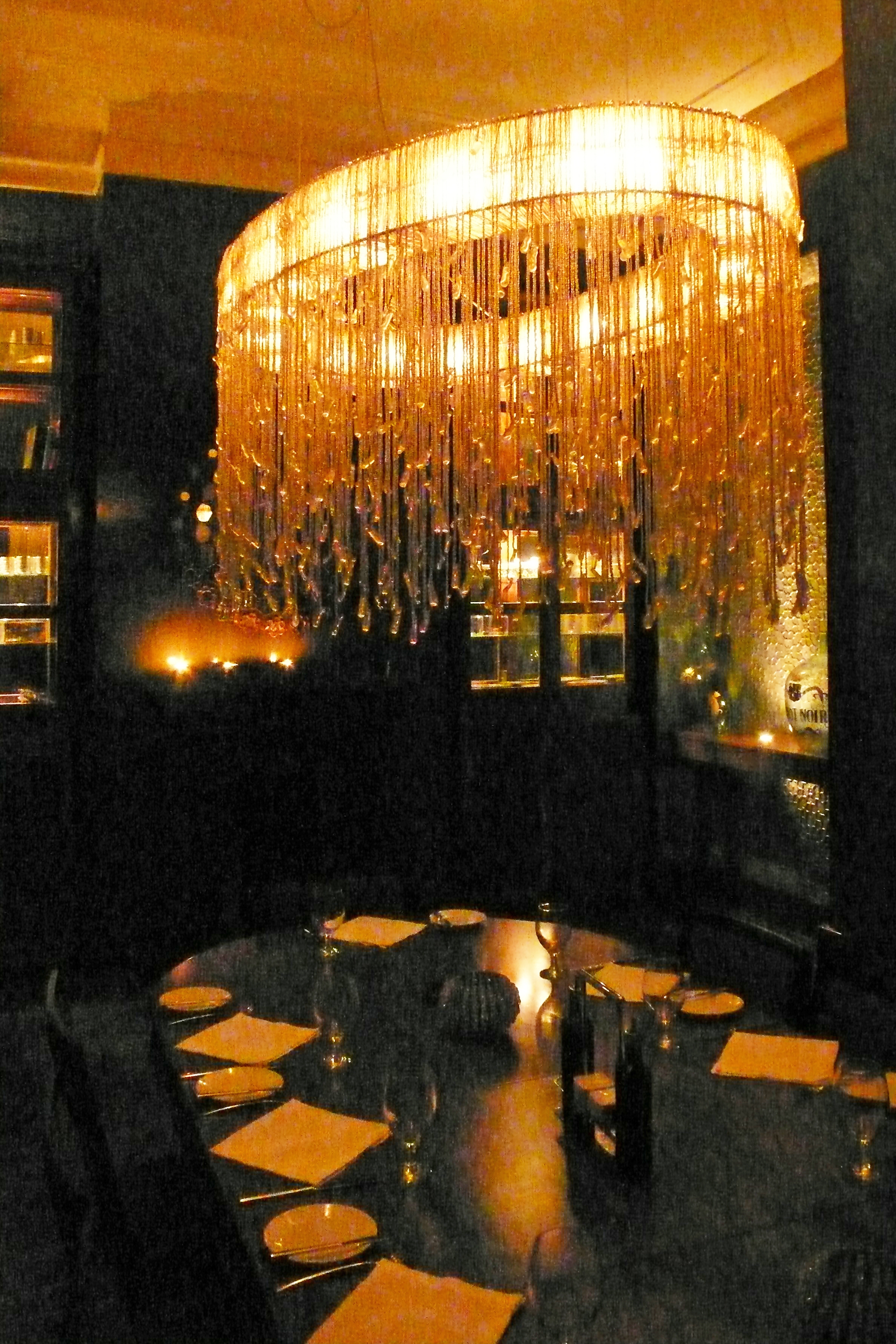 Suspension PARAPLUIE fils de perles Muye — salle à manger Spiridon Deco